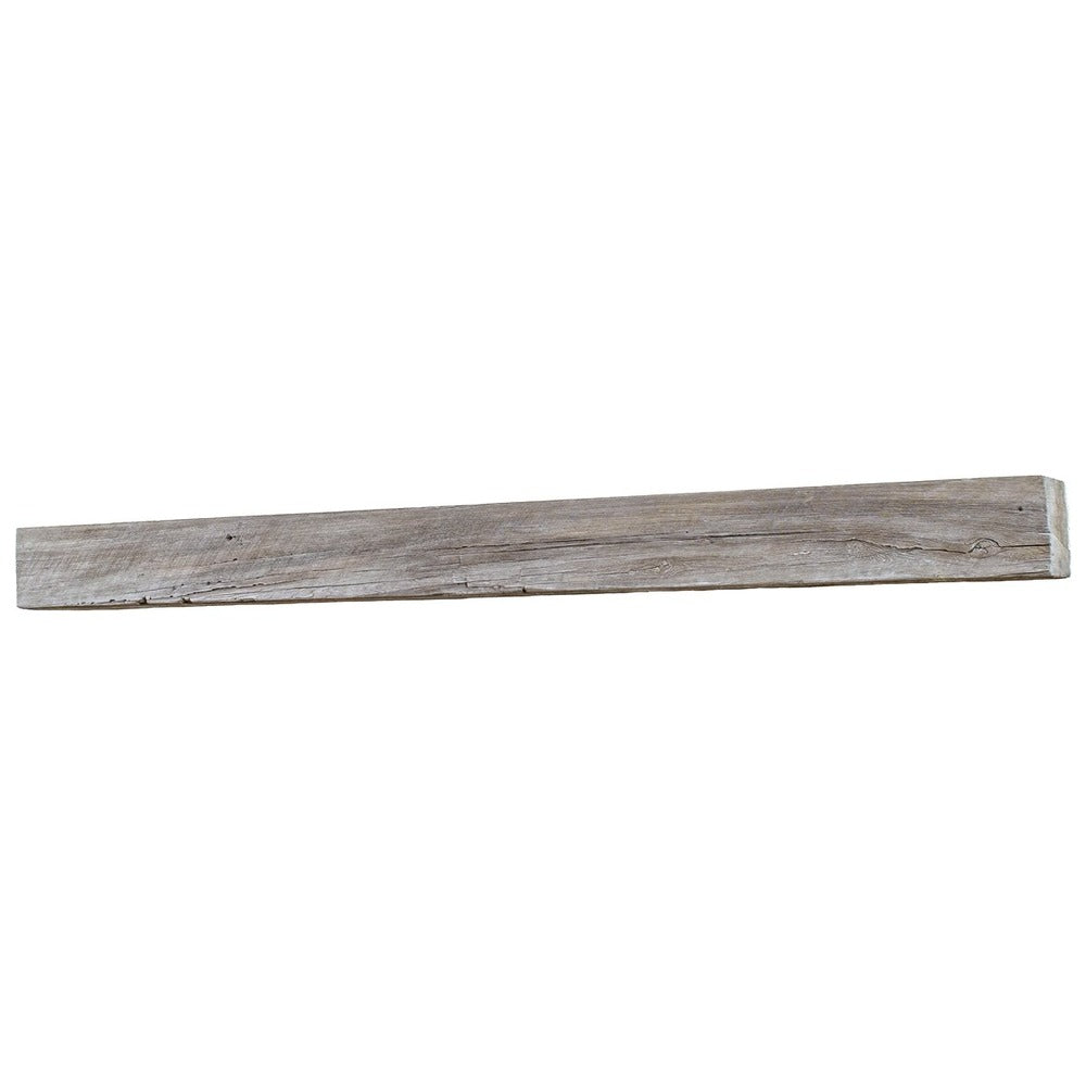 Lexington Hearth Grist Mill 72" Non-Combustible Weathered Gray Mantel Shelf Kit