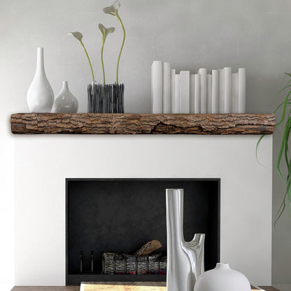 Lexington Hearth Half-Round Sleeper 60" Non-Combustible Maduro Mantel Shelf Kit