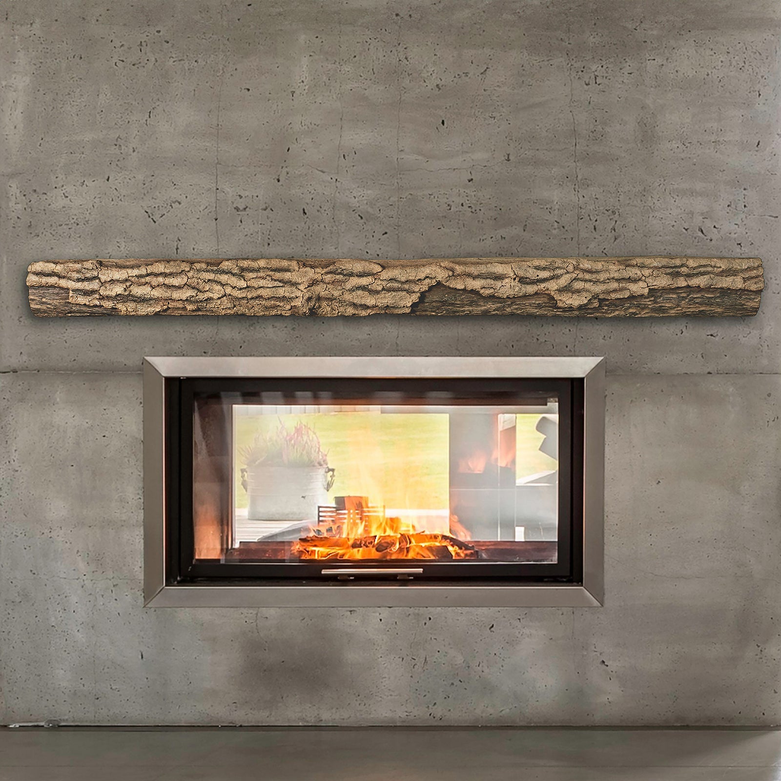 Lexington Hearth Half-Round Sleeper 60" Non-Combustible Pale Honey Mantel Shelf Kit