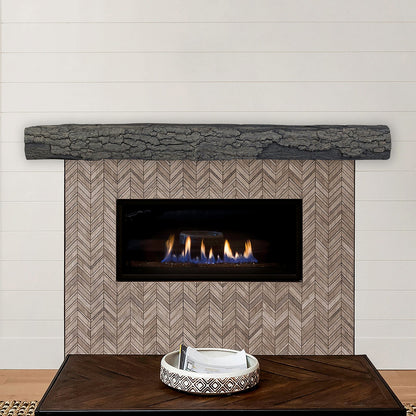 Lexington Hearth Half-Round Sleeper 72" Non-Combustible Eclipse Mantel Shelf Kit