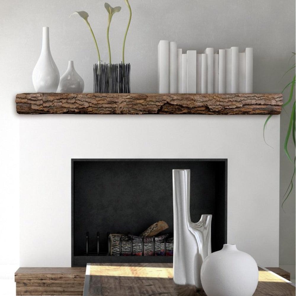 Lexington Hearth Half-Round Sleeper 72" Non-Combustible Maduro Mantel Shelf Kit