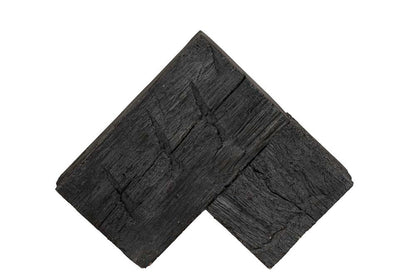Lexington Hearth Hayloft Beam 12" Eclipse Corner Mantel