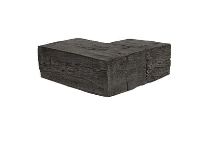 Lexington Hearth Hayloft Beam 12" Eclipse Corner Mantel