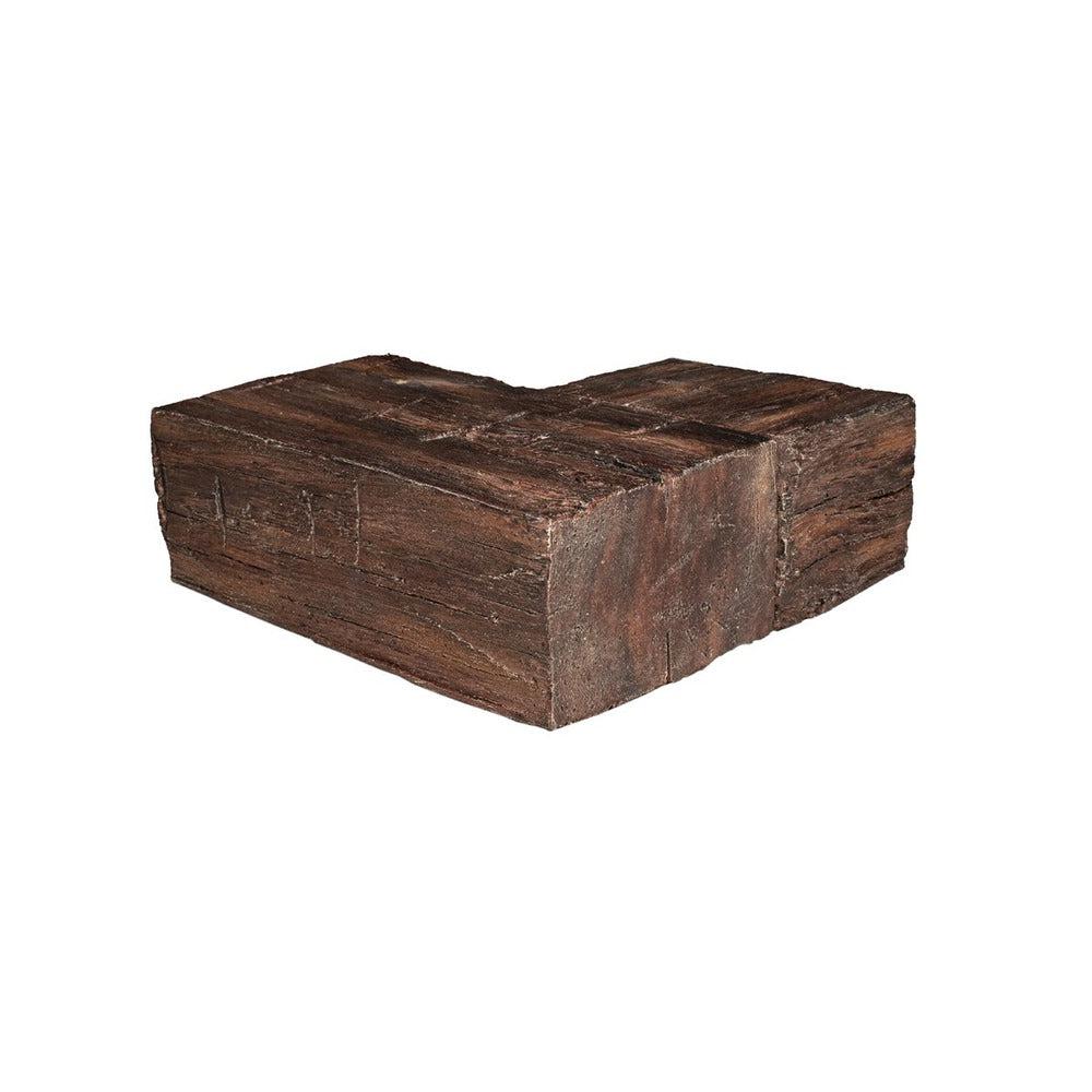Lexington Hearth Hayloft Beam 12" Maduro Corner Mantel