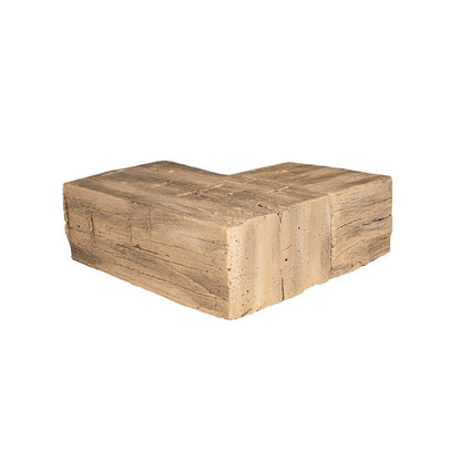 Lexington Hearth Hayloft Beam 12" Pale Honey Corner Mantel