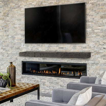 Lexington Hearth Hayloft Beam 60" Non-Combustible Eclipse Mantel Shelf Kit