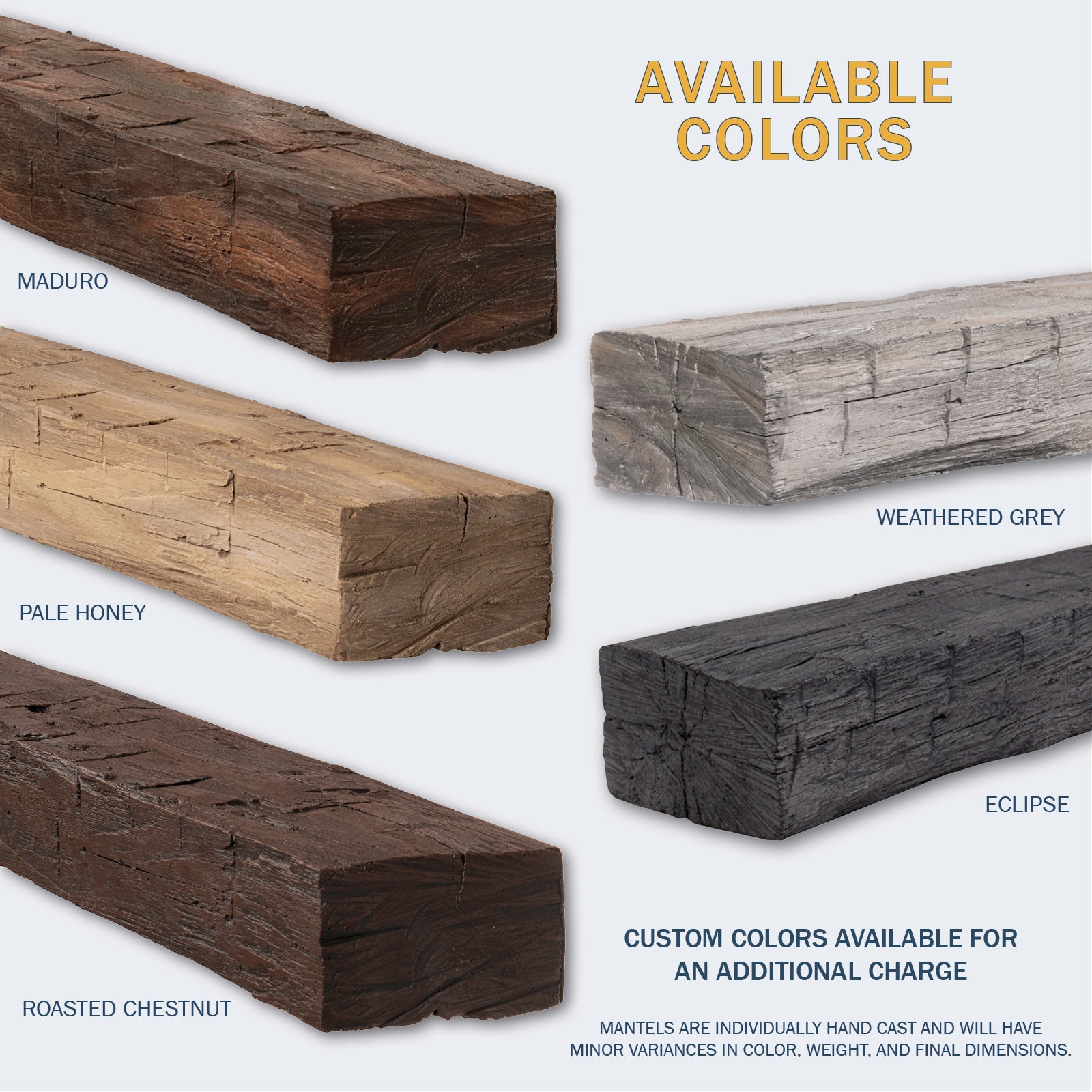 Lexington Hearth Hayloft Beam 60" Non-Combustible Eclipse Mantel Shelf Kit