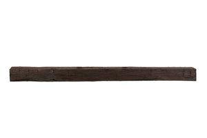 Lexington Hearth Hayloft Beam 60" Non-Combustible Roasted Chestnut Mantel Shelf Kit