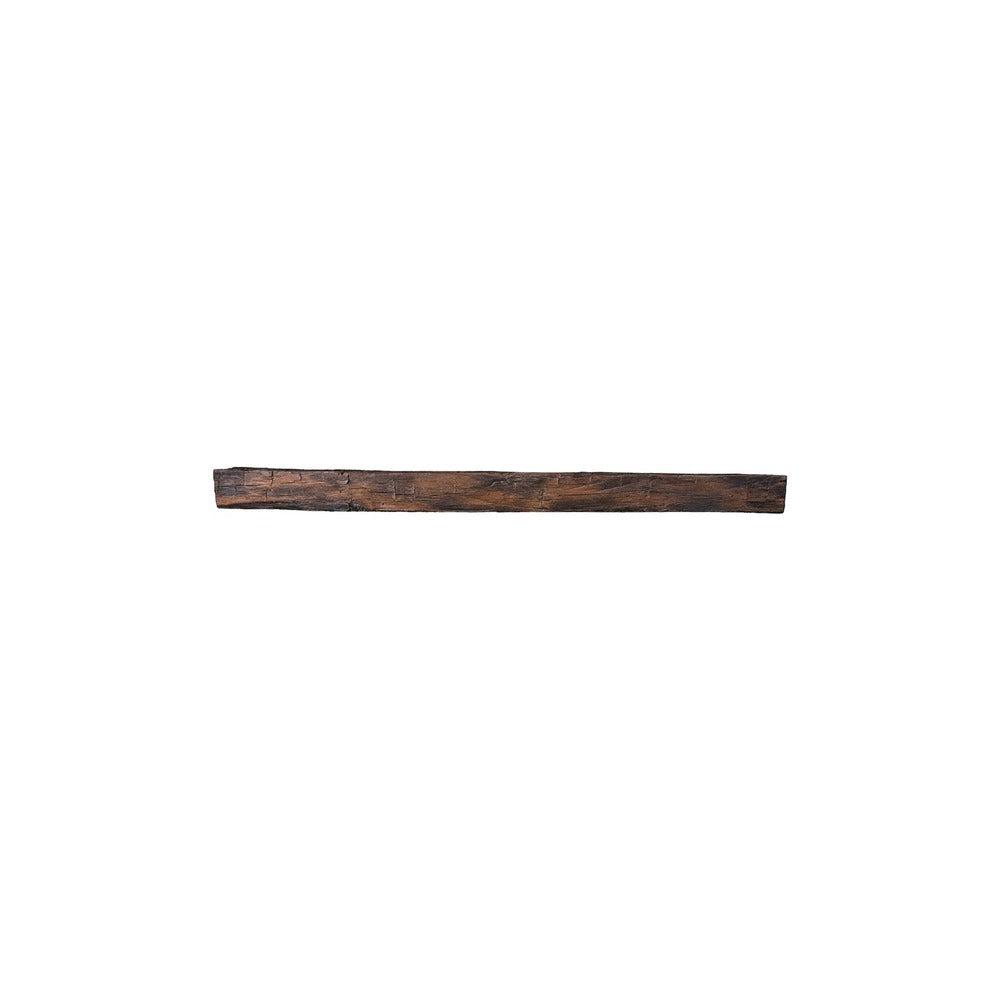 Lexington Hearth Hayloft Beam 72" Non-Combustible Maduro Mantel Shelf Kit