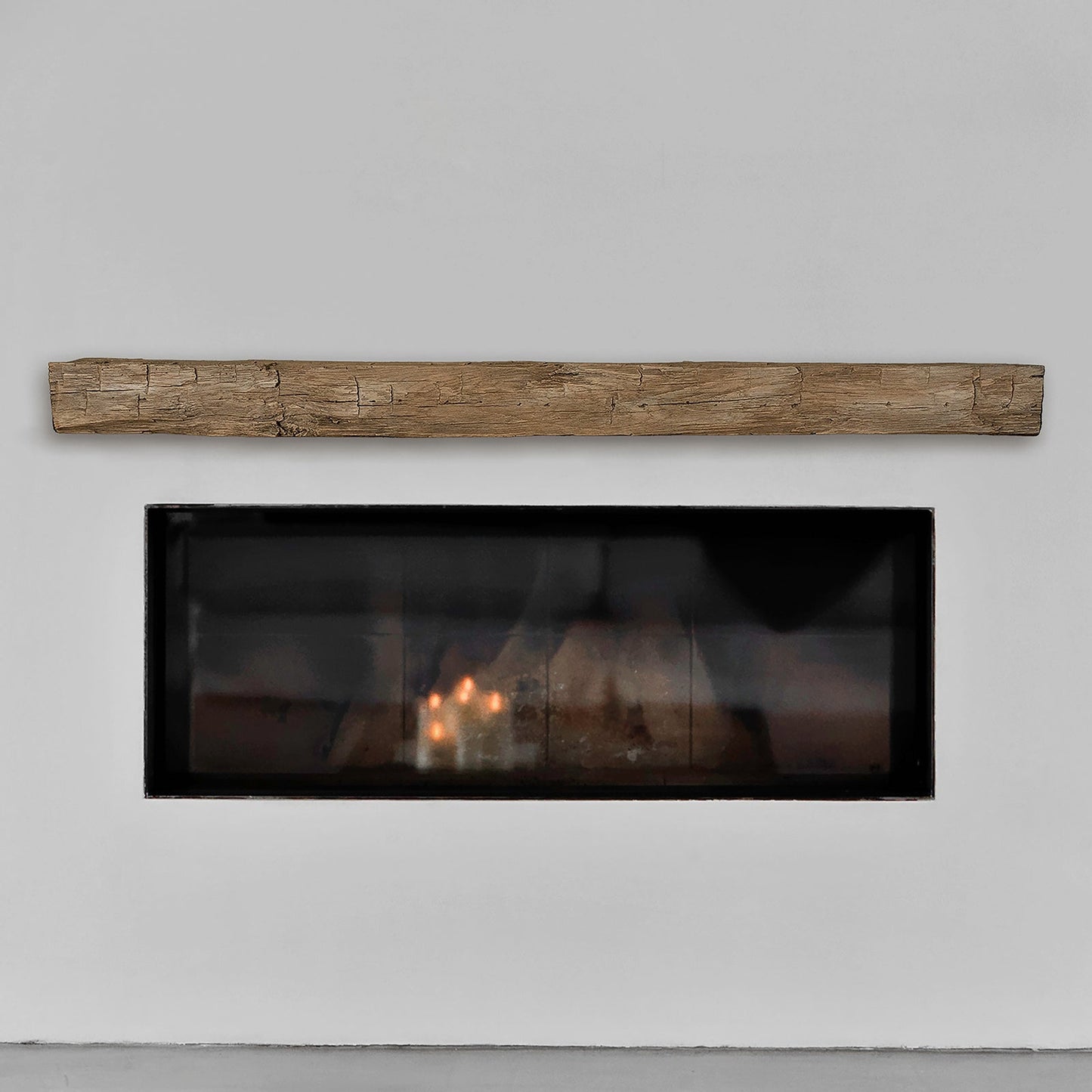 Lexington Hearth Hayloft Beam 72" Non-Combustible Pale Honey Mantel Shelf Kit