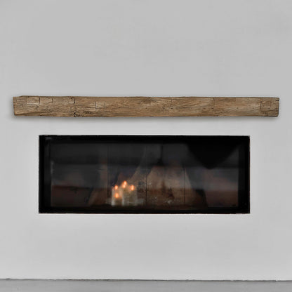 Lexington Hearth Hayloft Beam 72" Non-Combustible Pale Honey Mantel Shelf Kit