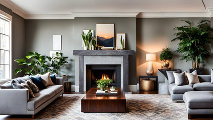 Lexington Hearth Hitching Post 3 Pieces Eclipse Mantel Surround Kit