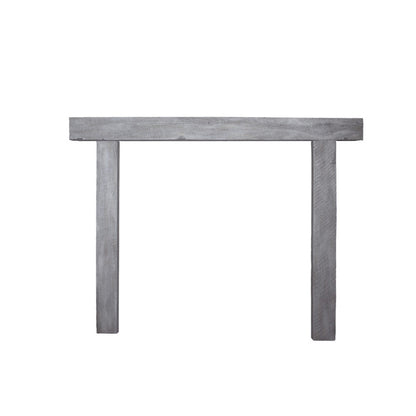 Lexington Hearth Hitching Post 3 Pieces Weathered Gray Mantel Surround Kit