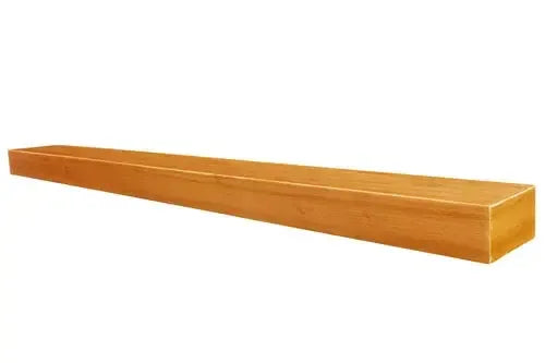 Lexington Hearth Horizon 60" L x 4" D Honey Oak Wood Mantel Shelf Kit