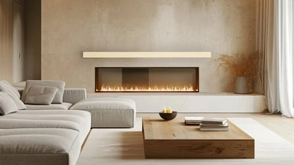Lexington Hearth Horizon 60" L x 4" D Sahara Sand Non-Combustible Mantel