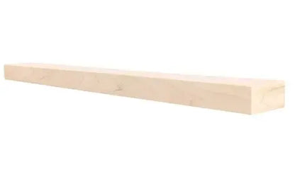 Lexington Hearth Horizon 84" L x 6" D Unfinished Wood Mantel Shelf Kit
