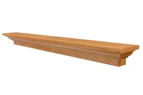 Lexington Hearth Madison 48" Honey Oak Wood Mantel Shelf Kit