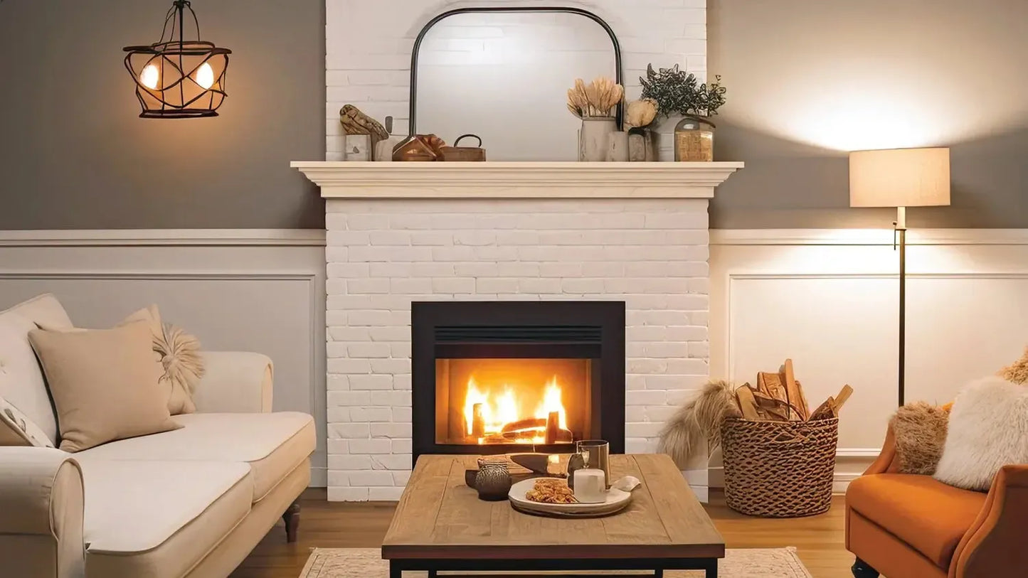 Lexington Hearth Madison 48" Unfinished Wood Mantel Shelf Kit