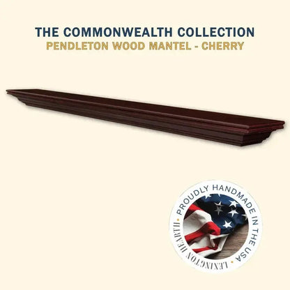 Lexington Hearth Pendleton 48" Cherry Wood Mantel Shelf Kit