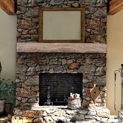 Lexington Hearth Rickhouse 60" Non-Combustible Pale Honey Mantel Shelf Kit