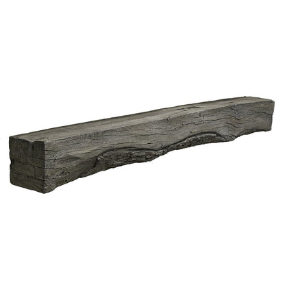 Lexington Hearth Rickhouse 60" Non-Combustible Weathered Gray Mantel Shelf Kit