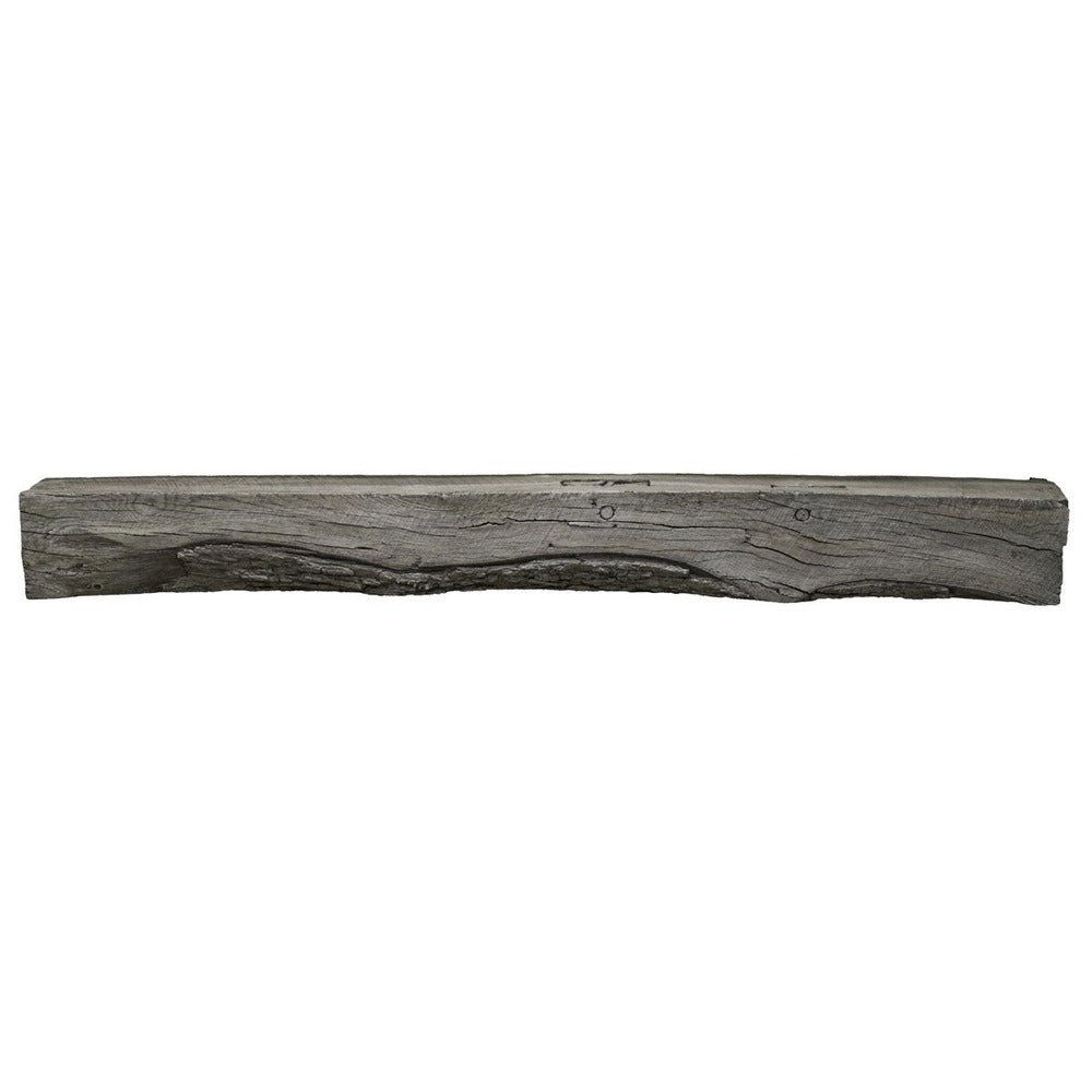 Lexington Hearth Rickhouse 60" Non-Combustible Weathered Gray Mantel Shelf Kit