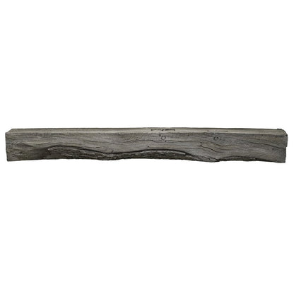 Lexington Hearth Rickhouse 60" Non-Combustible Weathered Gray Mantel Shelf Kit