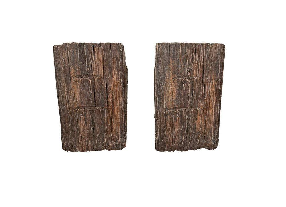 Lexington Hearth Set of 2 Maduro Rustic Corbel