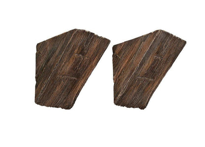 Lexington Hearth Set of 2 Maduro Rustic Corbel