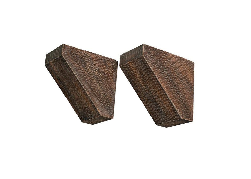 Lexington Hearth Set of 2 Maduro Sawmill Corbel