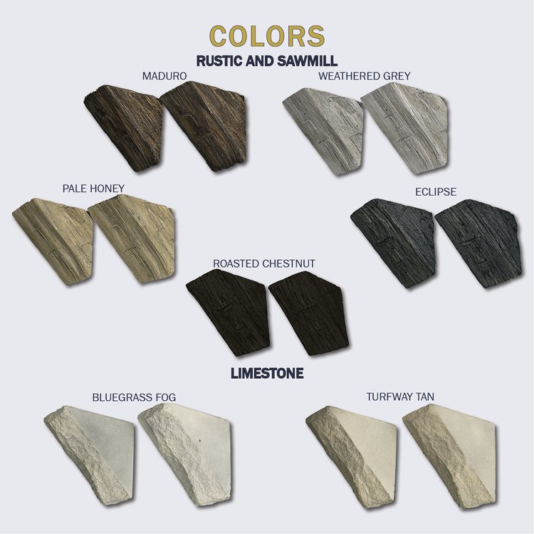 Lexington Hearth Set of 2 Pale Honey Rustic Corbel