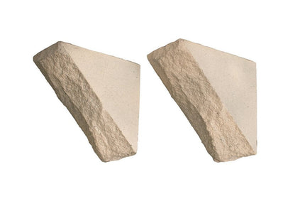 Lexington Hearth Set of 2 Turfway Tan Limestone Corbel