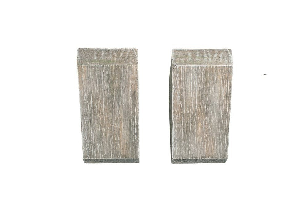 Lexington Hearth Set of 2 Weathered Gray Sawmill Corbel
