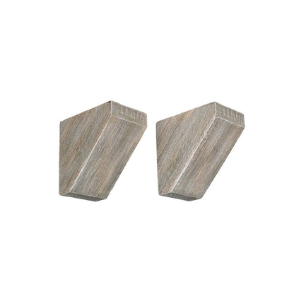 Lexington Hearth Set of 2 Weathered Gray Sawmill Corbel