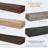 Lexington Hearth Smokehouse 80" Non-Combustible Maduro Finish Mantel