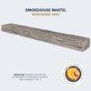 Lexington Hearth Smokehouse 80" Non-Combustible Weathered Gray Finish Mantel