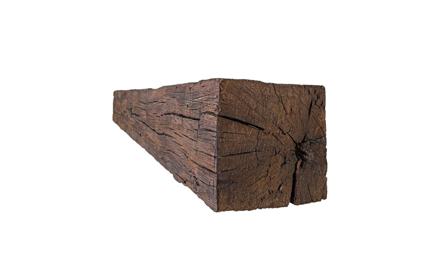 Lexington Hearth Tobacco Barn 60" Non-Combustible Maduro Mantel Shelf Kit