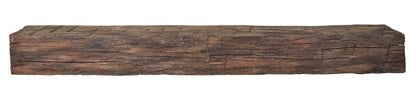 Lexington Hearth Tobacco Barn 60" Non-Combustible Maduro Mantel Shelf Kit