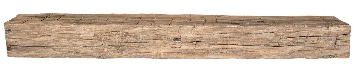 Lexington Hearth Tobacco Barn 60" Non-Combustible Pale Honey Mantel Shelf Kit