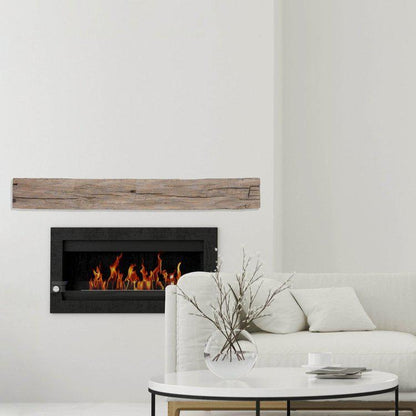 Lexington Hearth Tobacco Barn 60" Non-Combustible Pale Honey Mantel Shelf Kit