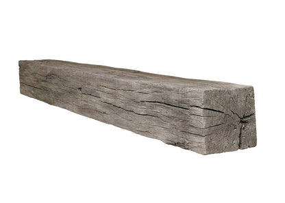 Lexington Hearth Tobacco Barn 60" Non-Combustible Weathered Gray Mantel Shelf Kit
