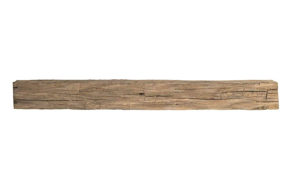 Lexington Hearth Tobacco Barn 72" Non-Combustible Pale Honey Mantel Shelf Kit