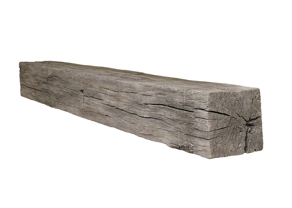Lexington Hearth Tobacco Barn 72" Non-Combustible Weathered Gray Mantel Shelf Kit