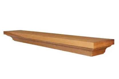 Lexington Hearth Woodford 60" Honey Oak Wood Mantel Shelf Kit