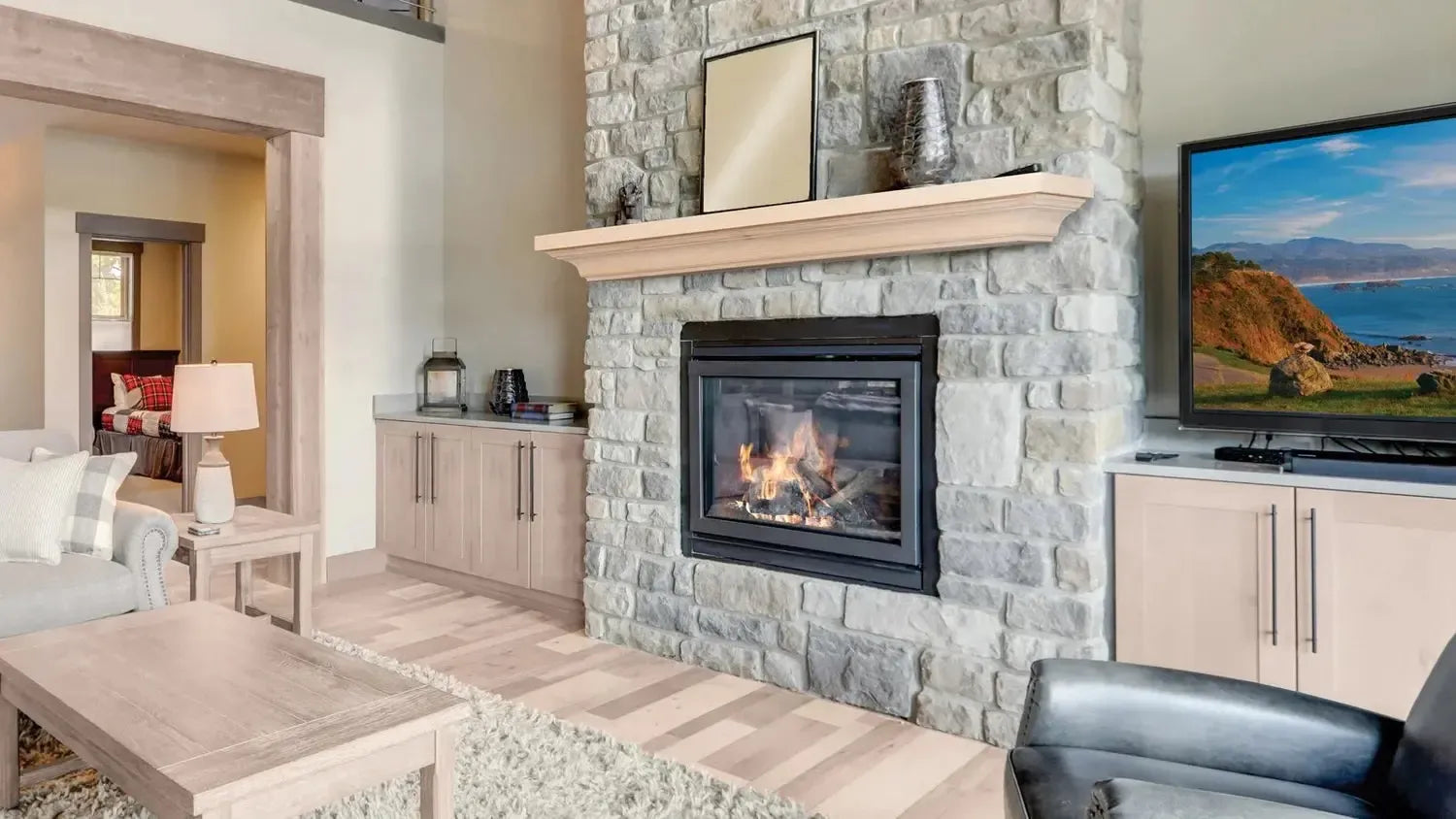 Lexington Hearth Woodford 60" Unfinished Wood Mantel Shelf Kit