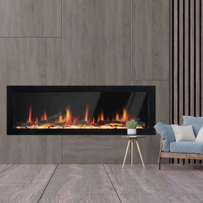 Litedeer 48" Gloria II Push-In Contemporary Smart Linear Built-In Electric Fireplace