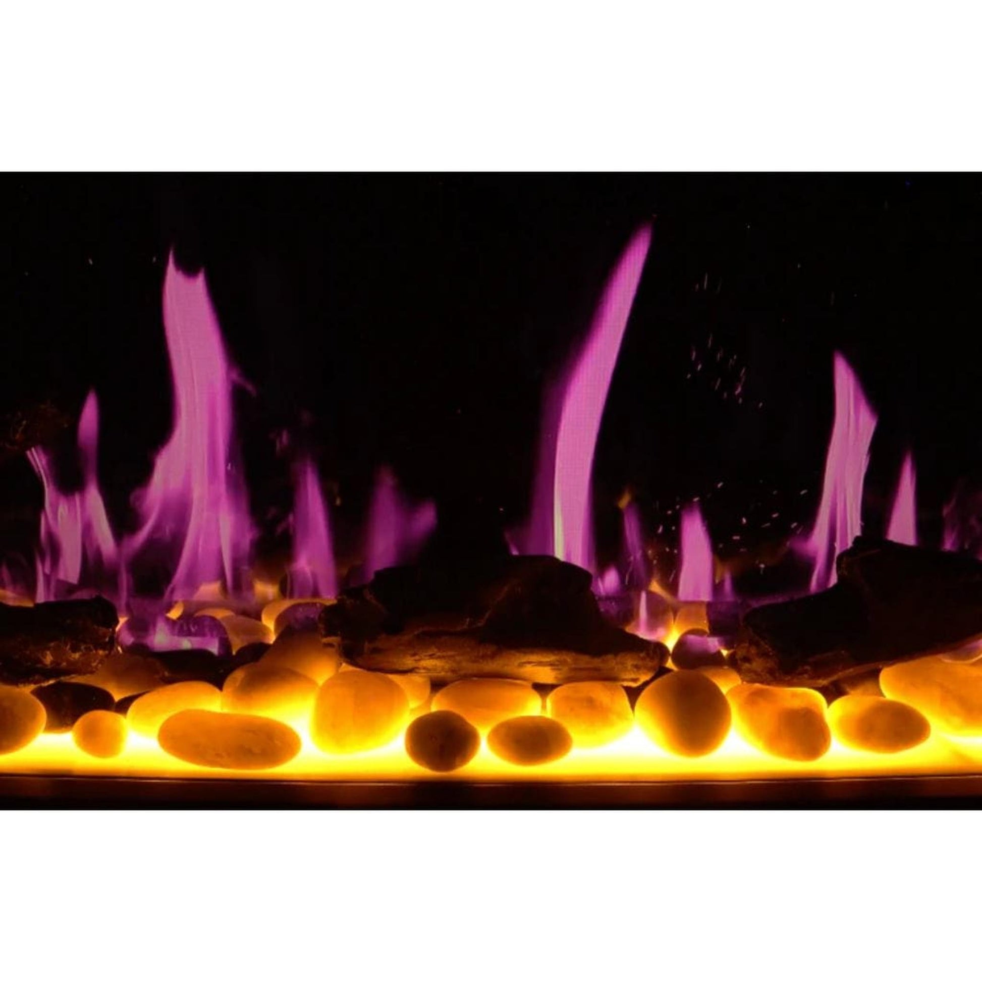 Litedeer 48" Gloria II Push-In Contemporary Smart Linear Built-In Electric Fireplace