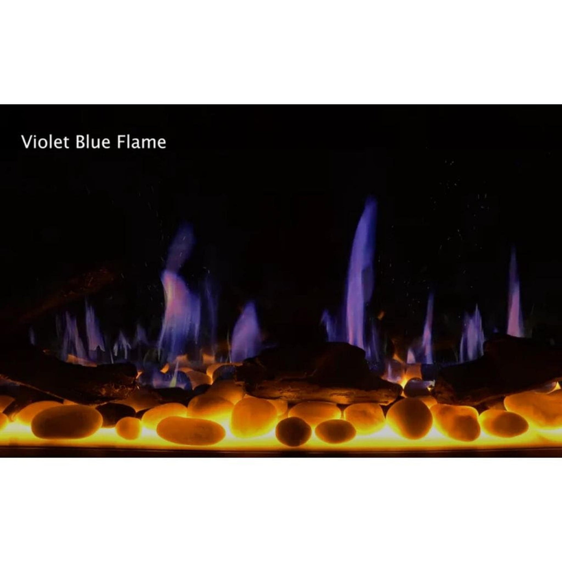 Litedeer 48" Gloria II Push-In Contemporary Smart Linear Built-In Electric Fireplace