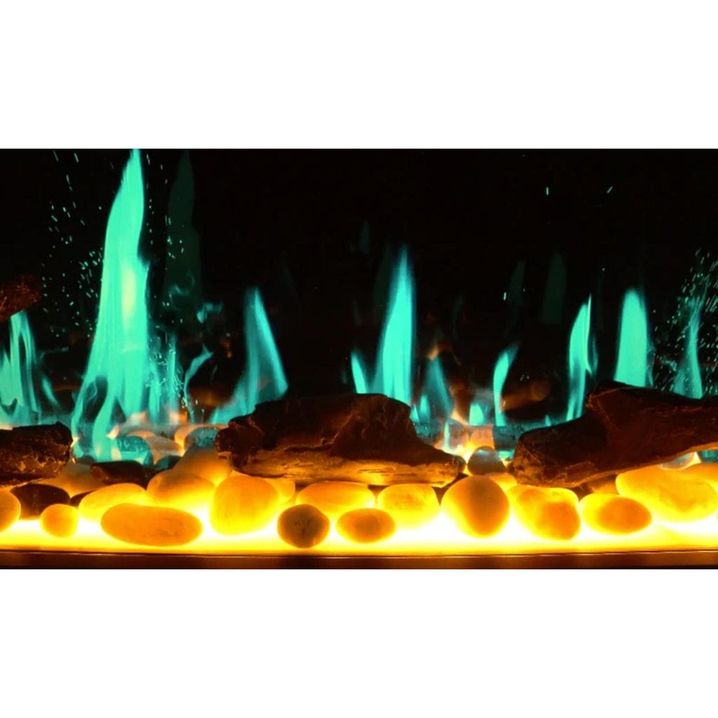 Litedeer 48" Gloria II Push-In Contemporary Smart Linear Built-In Electric Fireplace