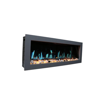 Litedeer 48" Latitude II Push-In Contemporary Smart Linear Built-In Electric Fireplace